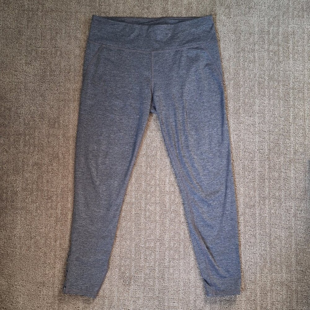 Abercrombie & Fitch Gray Workout Lounge Leggings Size M Vintage Y2K